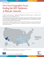 First Year Geographic Focus Ending the HIV Epidemic Plan for America