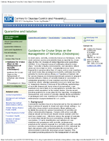 Guidance for Cruise Ships on the Management of Varicella Chickenpox 2013