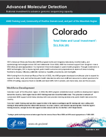 Advanced Molecular Detection National investment to advance genomic sequencing capacity Colorado September 5 2023