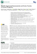 Metallic Engineered Nanomaterials and Ocular Toxicity A Current Perspective
