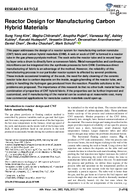 Reactor design for manufacturing carbon hybrid materials