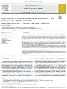 Racial disparities in alcoholrelated liver disease mortality in a 75 year followup study of Michigan autoworkers