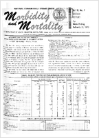 Morbidity and Mortality Weekly Report Vol 19 No 7 week ending February 21 1970