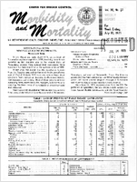 Morbidity and Mortality Weekly Report Vol 20 No 27 week ending July 10 1971