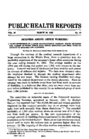 Public Health Reports  V 37 No 10 March 10 1922