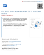 Influenza aviar H5N1  resumen de la situacin actual