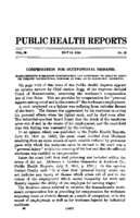 Public Health Reports  V 30 No 20 May 14 1915