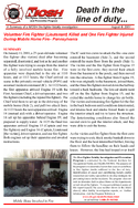 Volunteer Fire Fighter Lieutenant Killed and One Fire Fighter Injured During Mobile Home Fire  Pennsylvania