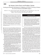 By Nature Were Doers and Problem Solvers Evolving Job Demands and Resources in Response to COVID19 Among USBased Fire Service Personnel the RAPID Study II