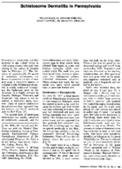 Schistosome Dermatitis In Pennsylvania