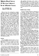 Malaria blood survey of Mexican laborers in an Arkansas county