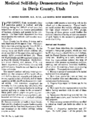 Medical selfhelp demonstration project in Davis County Utah