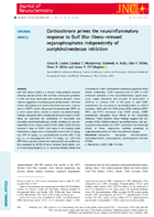 Corticosterone primes the neuroinflammatory response to Gulf War Illnessrelevant organophosphates independently of acetylcholinesterase inhibition