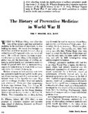 The history of preventive medicine in World War II