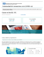 Casos de enfermedad del coronavirus COVID19 casos en los EE UU ctualizacin 18 de junio del 2020