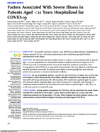 Factors Associated with Severe Illness in Patients Aged 21 Years Hospitalized for COVID19
