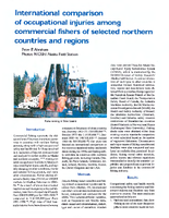 International Comparison of Occupational Injuries Among Commercial Fishers of Selected Northern Countries and Regions