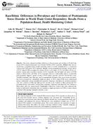 RaceEthnic Differences in Prevalence and Correlates of Posttraumatic Stress Disorder in World Trade Center Responders Results from a PopulationBased Health Monitoring Cohort