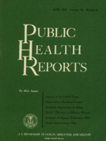 Public Health Reports  v 65 no 6  cover
