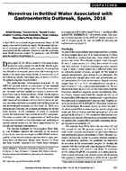 Norovirus in Bottled Water Associated with Gastroenteritis Outbreak Spain 2016