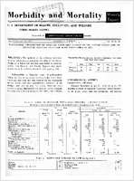 Morbidity and Mortality Weekly Report Vol 12 No 16 for Release April 26 1963