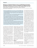 Mortality and Exposure Response among 14458 Electrical Capacitor Manufacturing Workers Exposed to Polychlorinated Biphenyls PCBs