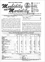 Morbidity and Mortality Weekly Report Vol 21 No 26 week ending July 1 1972