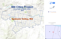 500 Cities Project Local Data for Better Health 2014 Spokane Valley WA