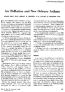 Air pollution and New Orleans asthma