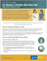 For Women A Positive Zika Virus Test What Does It Mean for Me June 3 2016