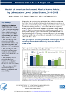 Health of American Indian and Alaska native adults by urbanization level United States 20142018