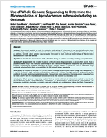 Use of Whole Genome Sequencing to Determine the Microevolution of Mycobacterium tuberculosis during an Outbreak