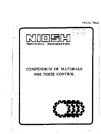 Compendium of Materials for Noise Control 1975