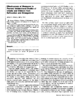 Effectiveness Of Measures To Prevent Unintentional Deaths Of Infants And Children From Suffocation And Strangulation