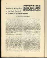 Idea exchange Preliminary observations on the biotic potential of Anopheles quadrimaculatus
