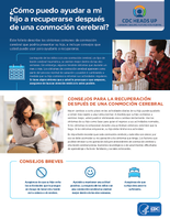 Cmo Puedo Ayudar a Mi Hijo a Recuperarse Despus De Una Conmocin Cerebral