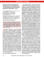 Novel Variant and Known Mutation in 23S rRNA Gene of Mycoplasma pneumoniae Northern Vietnam 2023