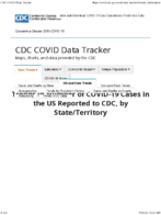 Trends in number of COVID19 cases in the US reported to CDC by stateterritory trends in total and cumulative incidence rate of COVID19 deaths in the United States reported to CDC per 100000 population Sep 28 2020