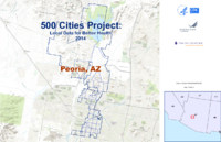 500 Cities Project Local Data for Better Health 2014 Peoria AZ