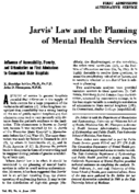 Jarvis Law And The Planning Of Mental Health Services Influence Of Accessibility Poverty And Urbanization On First Admissions To Connecticut State Hospitals