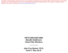 Health Hazard Evaluation Report HETA 200002552868 Benefis Healthcare Great Falls Montana