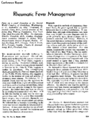 Rheumatic fever management