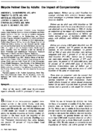 Bicycle helmet use by adults the impact of companionship