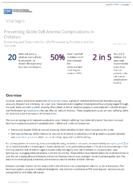 Preventing Sickle Cell Anemia Complications in Children Screening and Treatment for LifeThreatening Problems Are Far Too Low CDC Vital Signs Sept 20 2022