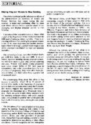 Helping Pregnant Women To Stop Smoking