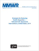 Morbidity and Mortality Weekly Report Supplement April 18 2014  Vol 63  No1