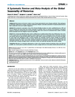 A Systematic Review and MetaAnalysis of the Global Seasonality of Norovirus