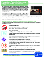 Preventing potential exposure  Coldwater Creek North St Louis County MO  June 2016