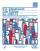 US decennial life tables for 198991 v 2 State life tables no 46 Vermont