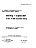 Reporting of Hospitalization in the Health Interview Survey